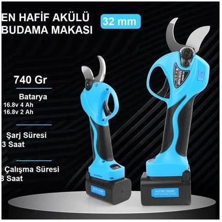 Suca SC 8608A LED Ekranlı Akülü Budama Makası 38 mm